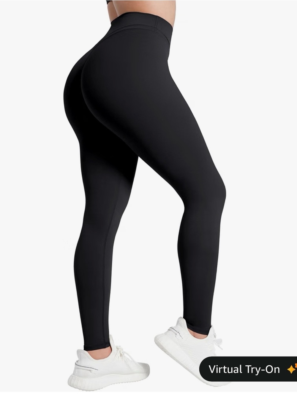 High-Waist Black Women's Leggings - Sleek Everyday Tights